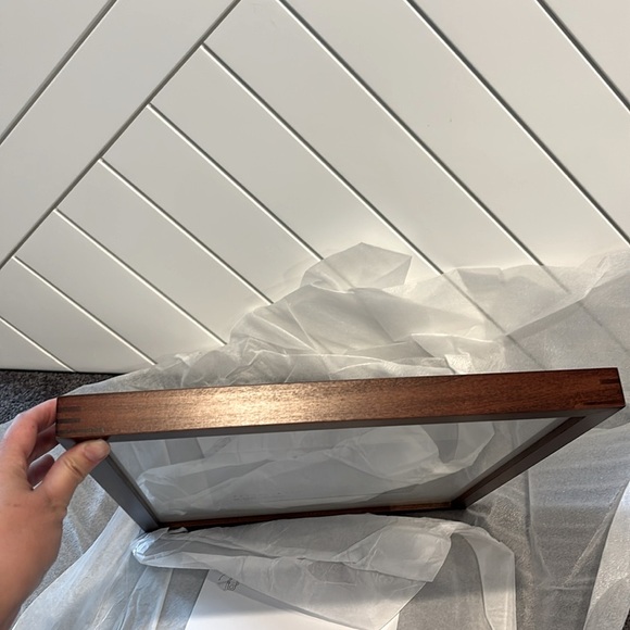 Pottery Barn Wood Gallery Oversized Mat Frame 8x10 in Espresso Brown New In Box! - Picture 13 of 14